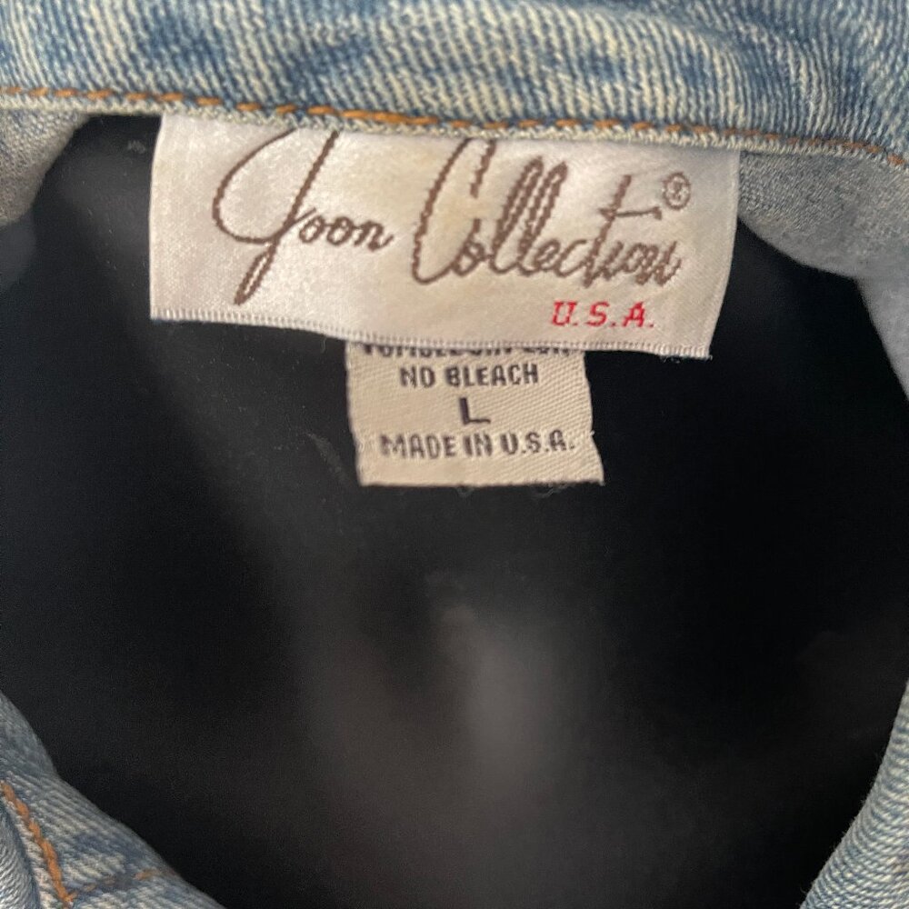 Cropped/Swing Jean Jacket - Picture 3 of 6